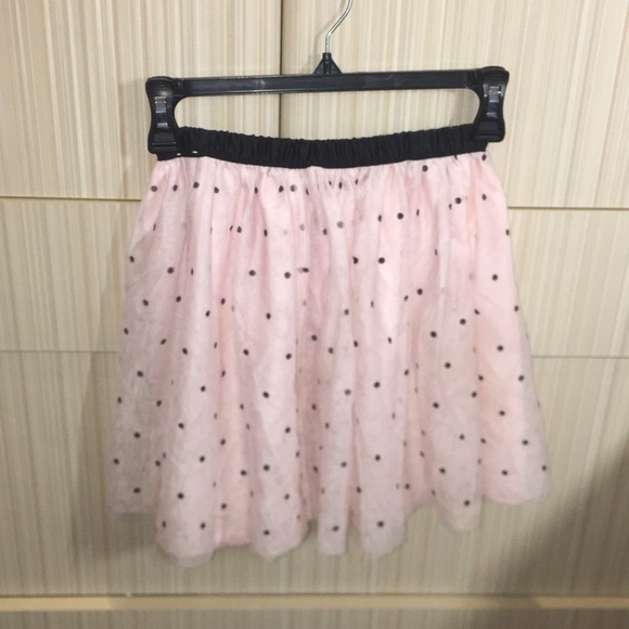 pink skirt with polka dots - Picture 1 of 4